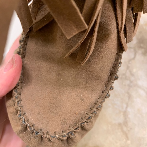 GC side zip tassel wedge booties - Picture 5 of 6